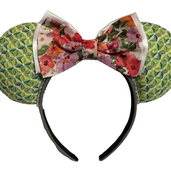 Etsy The Anchord Ear small business Accessories - Epcot Flower and Garden themed Minnie Eaes